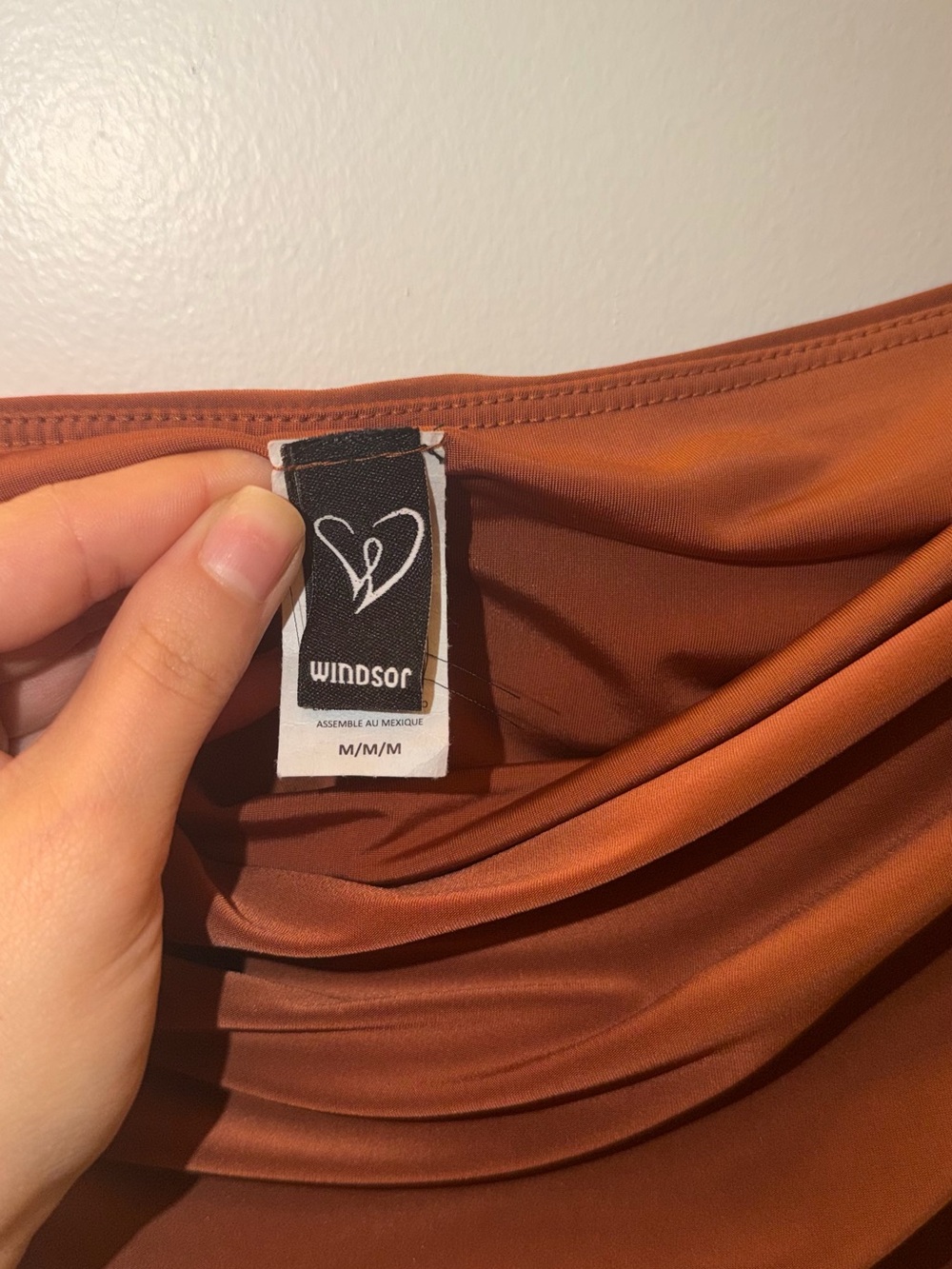 Windsor Rust Orange Ruffled Maxi Dress - Picture 2 of 2